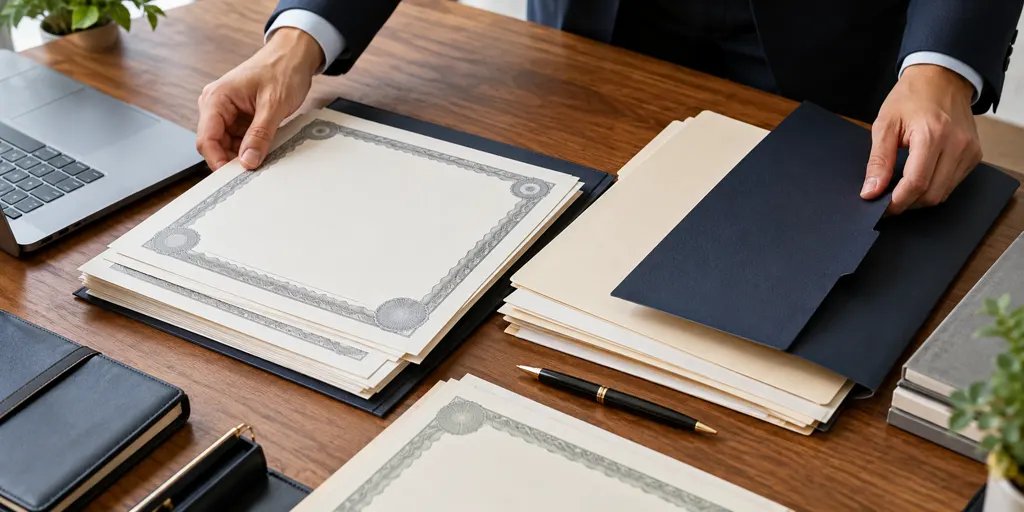 Documentos de planificación y valoración de un canje de valores