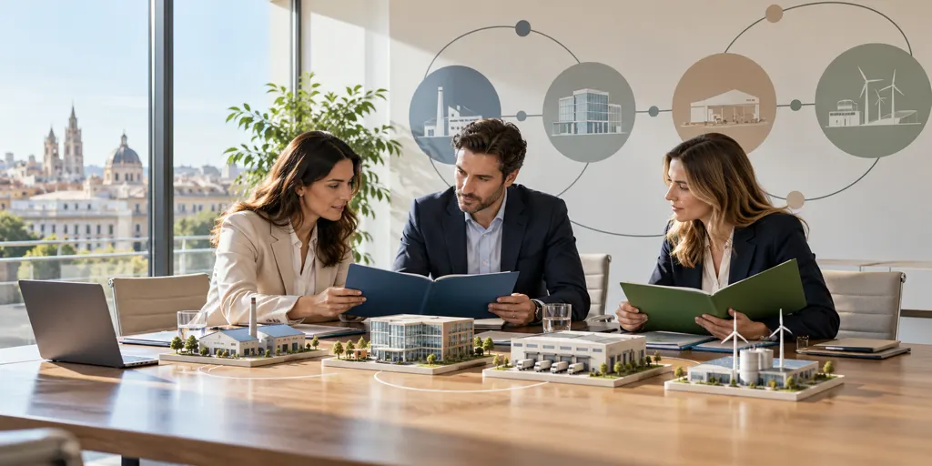 Equipo empresarial coordinando varias sociedades dentro de un grupo fiscal